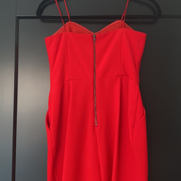 Adelyn Rae Red jumpsuit - Picture 4 of 6